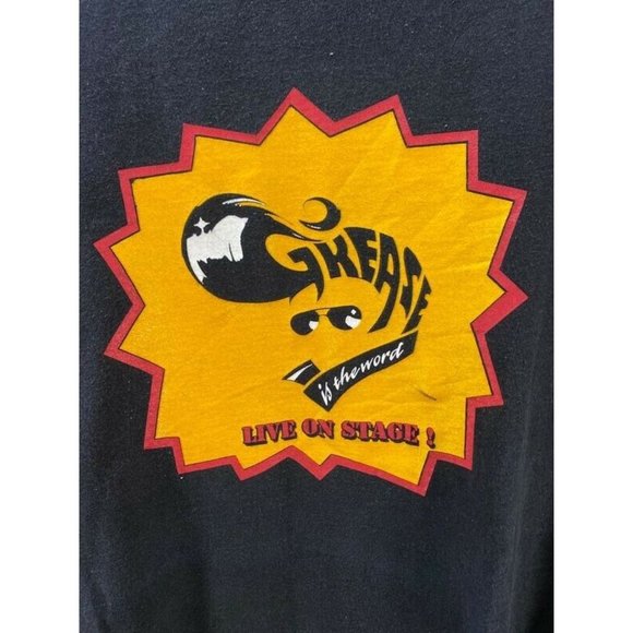 Grease Live On Stage Shirt Adult 2XL Black West Orange HS Short Sleeve Tee Mens. - Picture 3 of 9